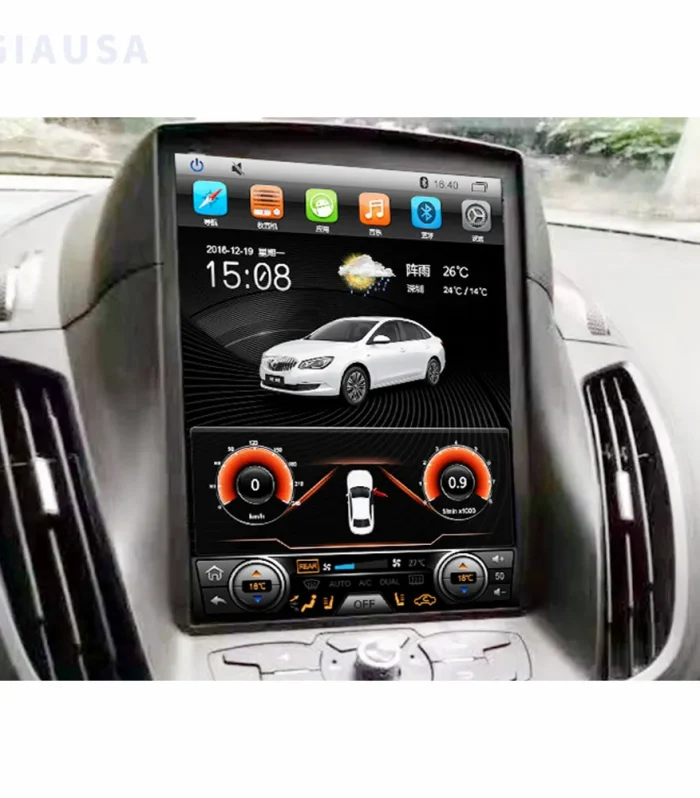 10.4" Touch Stereo Car Multimedia Player Radio For Ford Kuga Cmax C-max Escape 2013-2017 Android 14 Screen GPS Navi Carplay