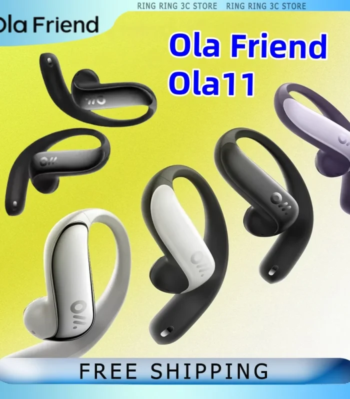 Ola Friend Ola11 Open Earphones Bluetooth IP54 Waterproof Sports Earphones AI Intelligent Earbuds Customized Gaming Earphones